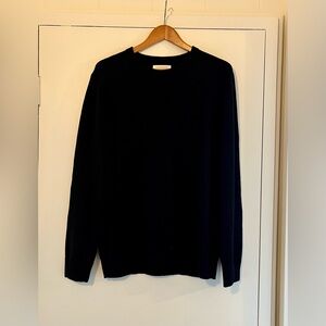 Everlane Black Cashmere Crewneck Sweater XL